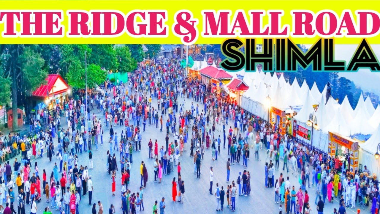 RIDG & MALL ROAD !  SHIMLA ! रिज और मॉल रोड शिमला ! 