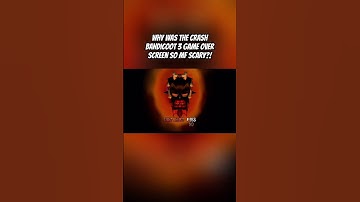 The Crash Bandicoot 3 Game Over screen gave me nightmares as a kid 🫥 #nostalgia #gaming