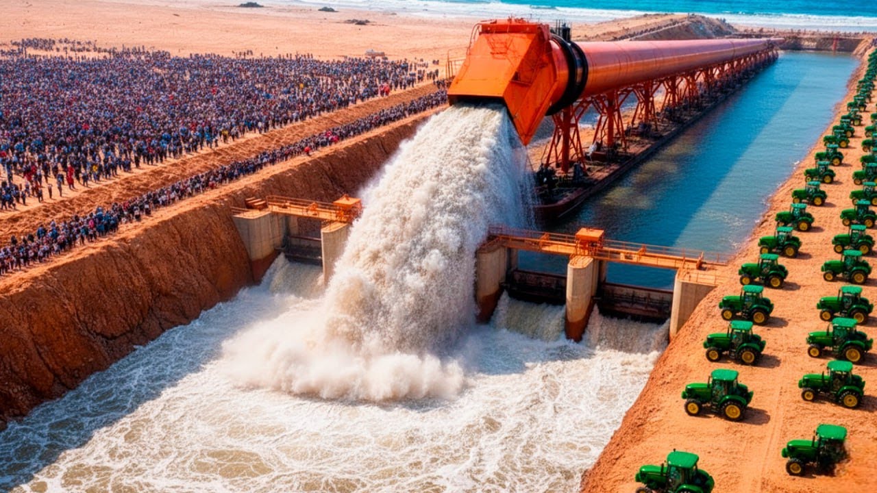 Как Египет Разрезал Половину Сахары И Построил Гигантскую Искусственную Реку