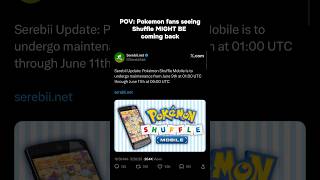 Pokemon Shuffle MIGHT BE coming back… #pokemon