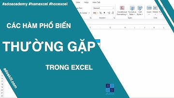 Hướng Dẫn Các Hàm Cơ Bản, Thông Dụng Trong Excel - Hàm SUM, MIN, MAX, AVERAGE, RANK, SUMIF, COUNTIF