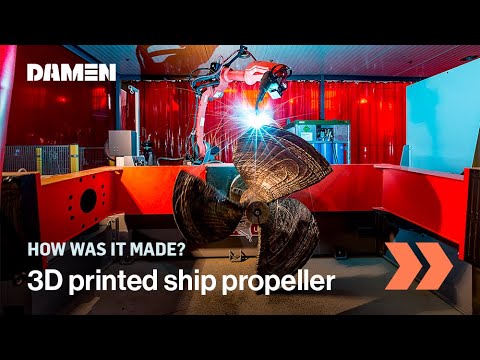 The world's first 3D printed ship propeller | WAAMpeller | Damen Shipyards