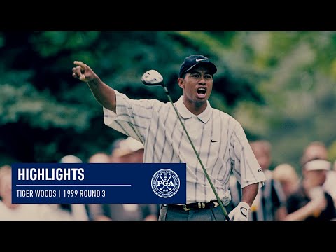 Every Shot from Tiger Woods' Third Round | 1999 PGA Championship