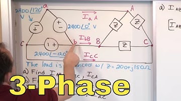 01 - Delta-Delta 3-Phase Circuit Problems, Part 1 (AC Circuit Analysis)