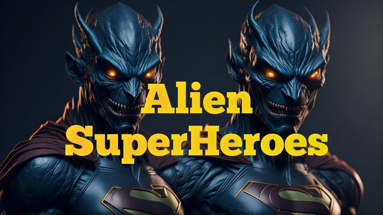 Asking AI to Create alien  For Each Superhero