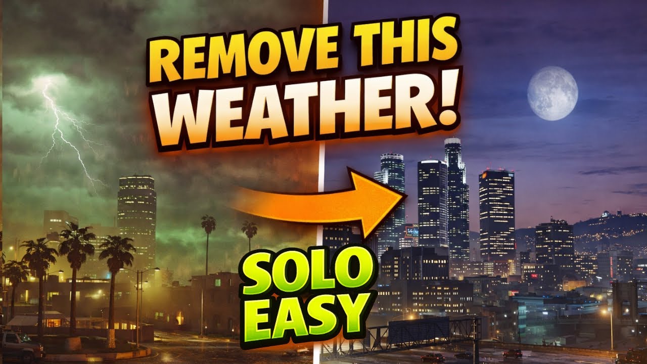Remove Halloween Weather in GTA Online (No Mods Needed!)
