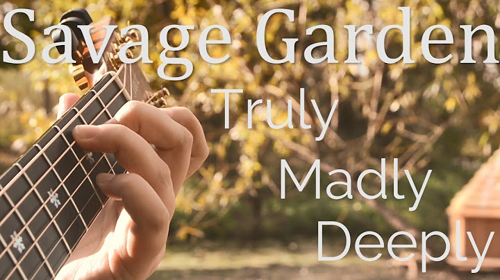 Truly Madly Deeply Guitar version - Guitar performance video thumbnail