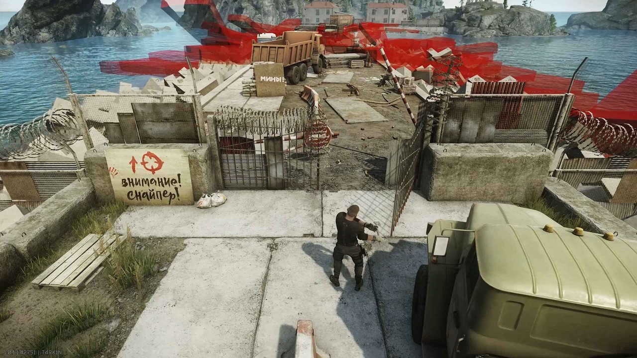 скоростной забег по мосту у маяка