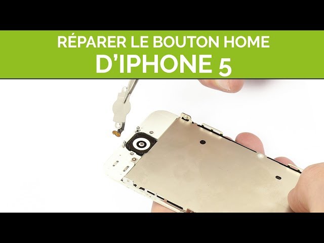 Réparer le bouton home de son iPhone 5. By SOSav - YouTube