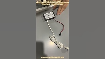 Diy vanity mirror with lights, 96W led mirror touch sensor driver.#manufacturer #touchsensor  #diy