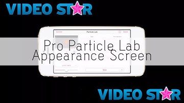 Pro Particle Lab ~ Appearance Screen