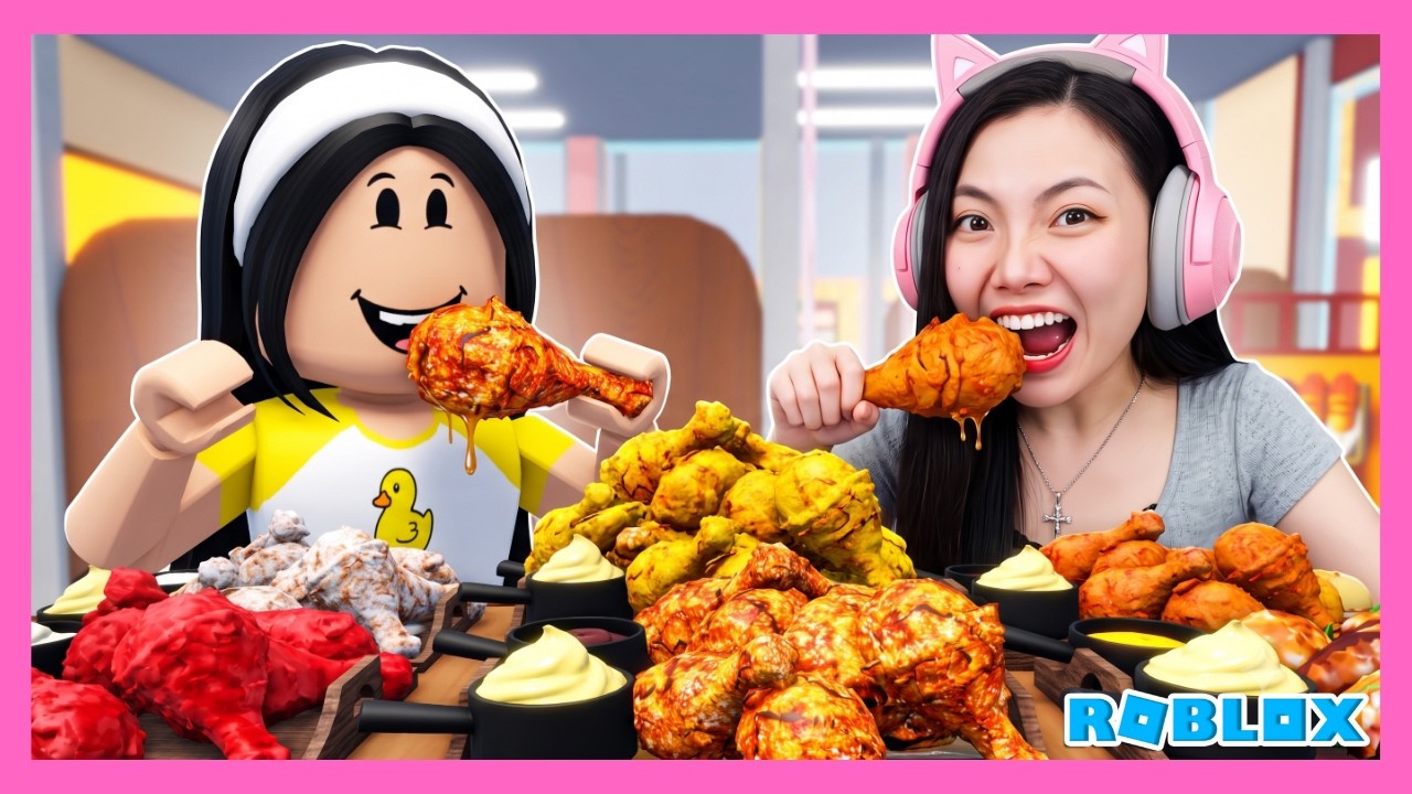 Ngilerr Bangettt !! Mukbang Game - Roblox Indonesia