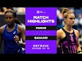 Alycia Parks vs. Maria Sakkari | 2022 Ostrava Round of 16 | WTA Match Highlights