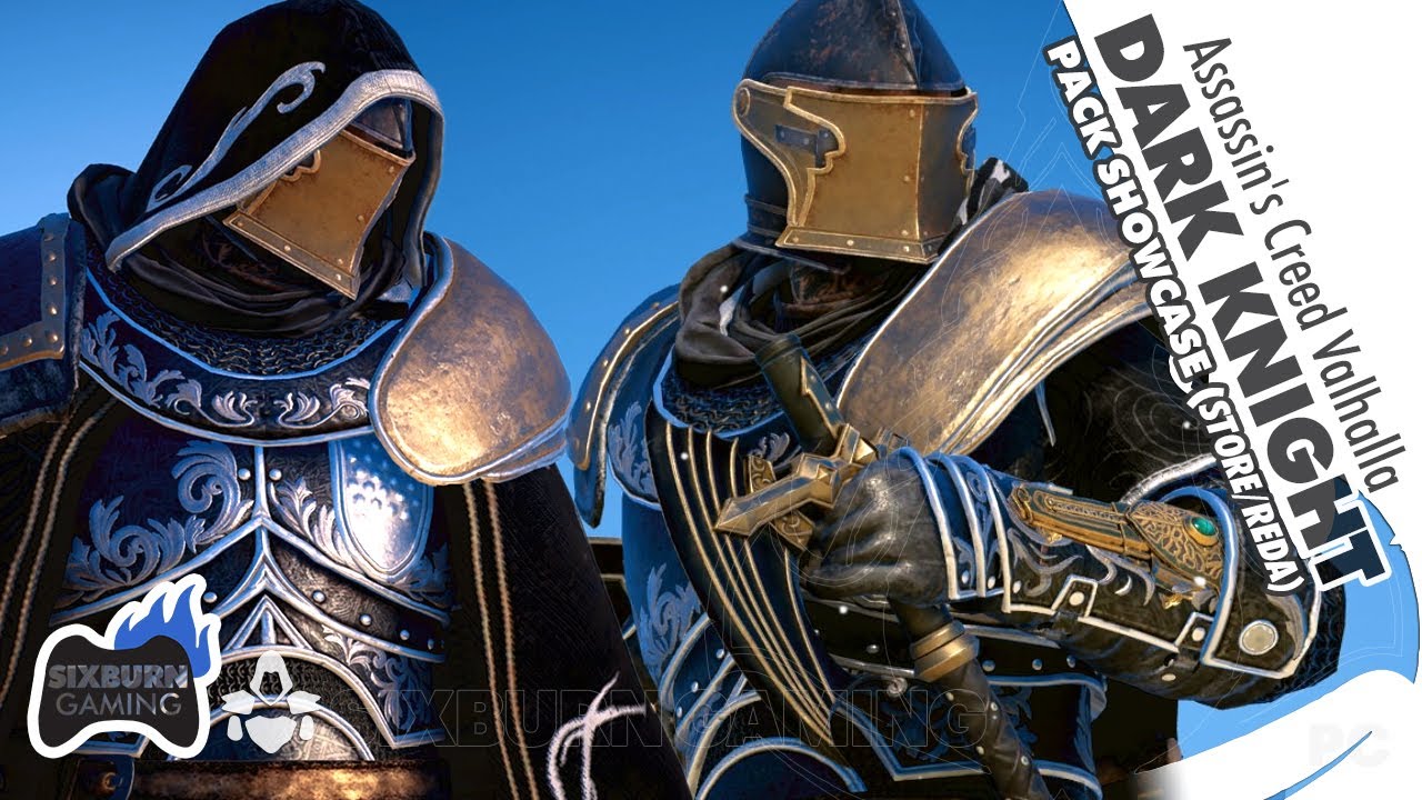 Assassin's Creed Valhalla DARK KNIGHT Pack Armor Weapons Showcase Store