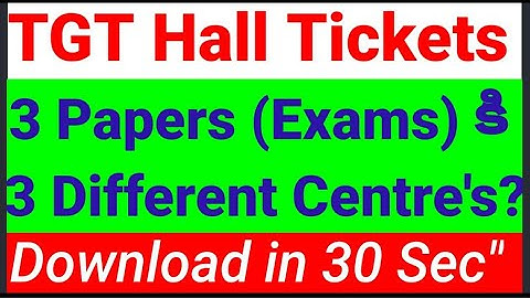 GURUKULA TGT HALL TICKET #sriharshaacademy Gurukula Admit Card ‎@SriHarshaAcademy  Gurukula TGT