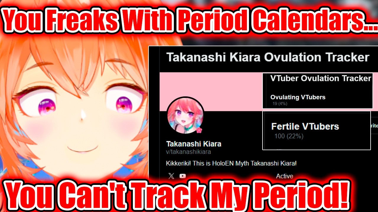 Kiara Talks About The VTuber Ovulation Tracker And Why She's Impossible To Track