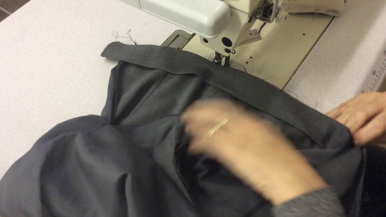 Gonna tubino grigia 4 cintura e fodera