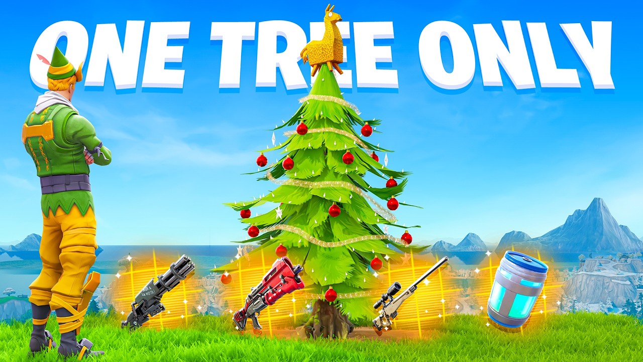 One CHRISTMAS TREE Challenge in OG Fortnite!