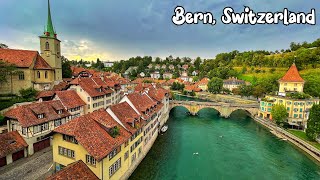 Bern, Switzerland walking tour 4K - The most beautiful Swiss cities - Charming city