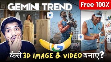 How to Create Nano-banana🍌Viral 3D image + Video🥺🔥 | Prompts for Google Gemini Nano Banana