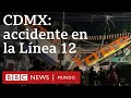 Imágenes del lugar donde se desplomó la vía del metro de la Línea 12 en Ciudad de México
