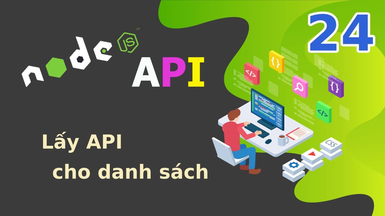 Xây dựng API với NodeJS - 24 Lấy api cho danh sách - YouTube