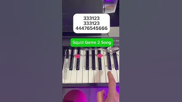 Thumbnail of Squid Game 2 Songs Piano Tutorial 🎹 The Mingle Song #squidgame2 #piano