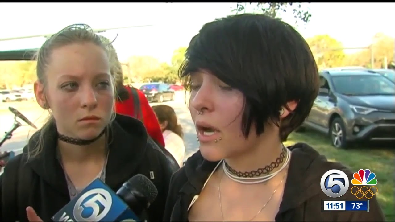 Stoneman High student hides from shooter in cabinet