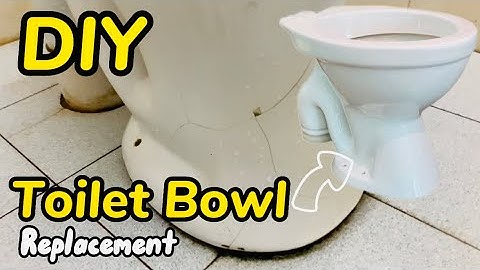 How to Remove and Install Toilet Bowl at Home | DIY Toilet Bowl Water Closet Replacement