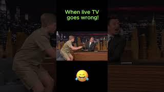 OMG moments in live TV Goes Wrong 😭📺😂 #livetvfails  #unexpectedmoments  #shortsfeed
