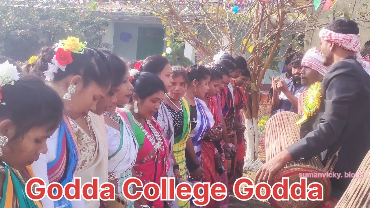 Godda College Disom Sohrai|| St Hostel Godda Collage Sohrai Celebration|| @sumanvickyblogs  #santali