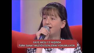 Gaye Aksudan Muhteşem Türk Sanat Müziği Eserleri Canlı 1998