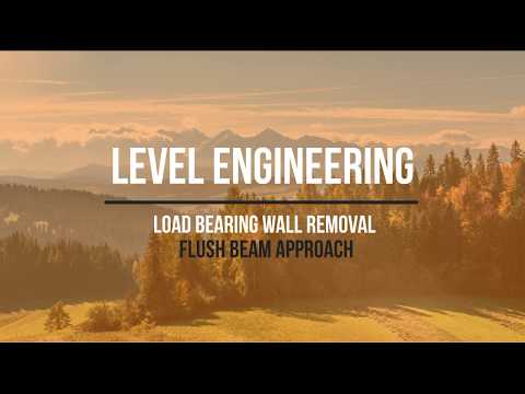 Load Bearing Wall Removal - Flush beam approach