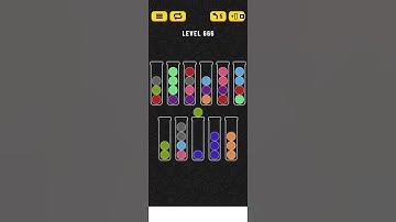 Ball sort puzzle level 666 #ballsortpuzzle