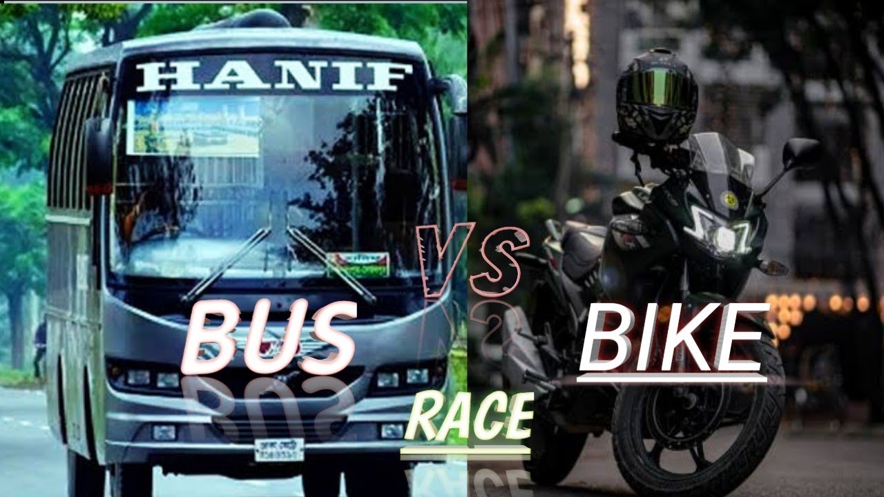 BIKE VS BUS Darg Race Lifan kpr165r vs r15v3 vs HANIF Race