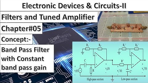 Electronic Devices & Circuits-II | Chapter#05 | Band Pass Filter with Contant Pass Band Gain | Floyd