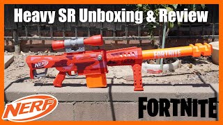 Nerf Fortnite Heavy SR Unboxing & Review (A Collector's Viewpoint)