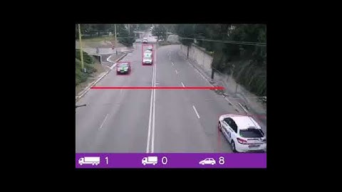 Vehicle counting using openCV.