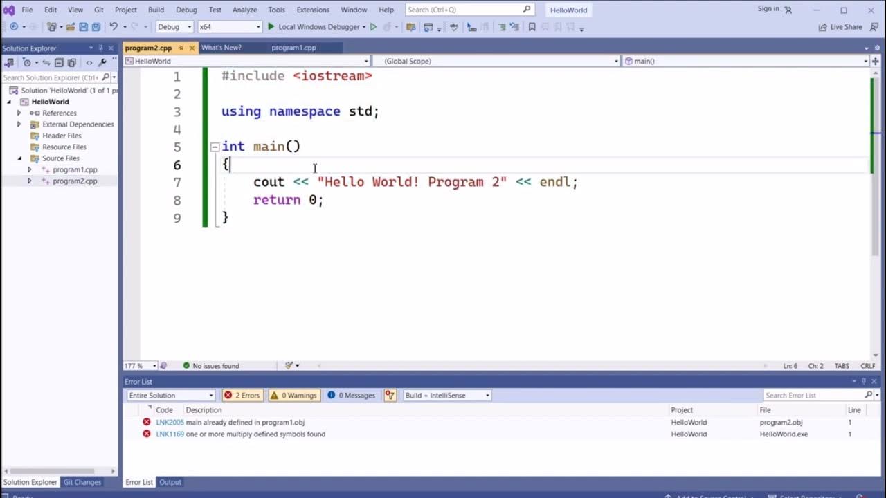 How to create C++ Project in Visual Studio - YouTube