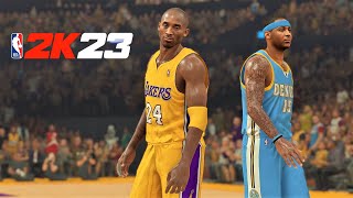 NBA 2K23 Kobe Bryant Era (2009): NUGGETS vs LAKERS | Concept Gameplay Graphics