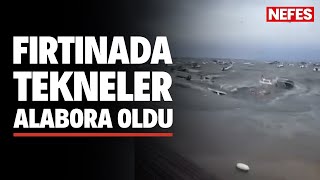 Download Lagu Şiddetli fırtına nedeniyle kıyıda demirli bazı tekneler alabora oldu MP3