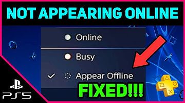 PS5 NOT LETTING ME APPEAR ONLINE EASY FIX! (Fast Solution)
