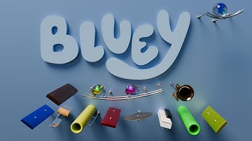 Marble Plays Bluey Theme on cool Instruments!