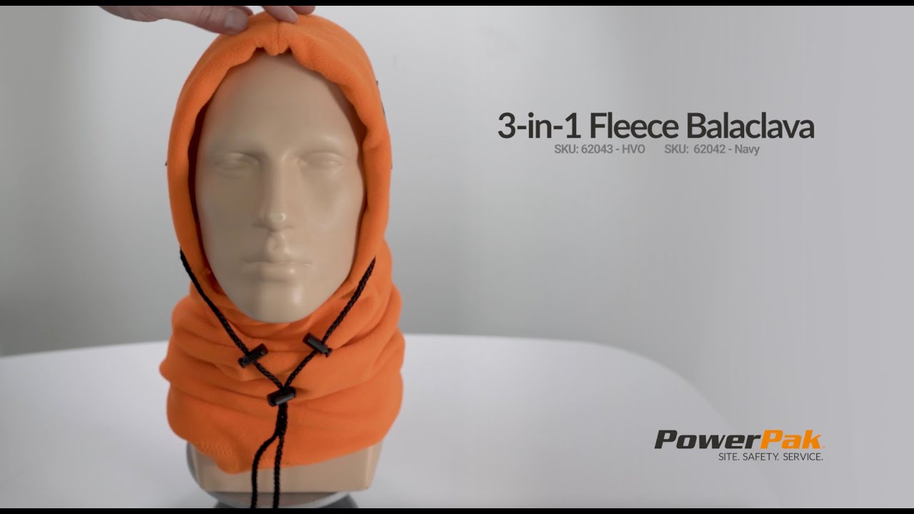 3 in 1 Fleece Balaclava Product Review YouTube