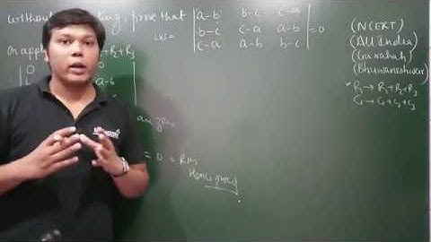 93. Determinants - Examples Based on Properties of Determinants (Type I ) - Example #6