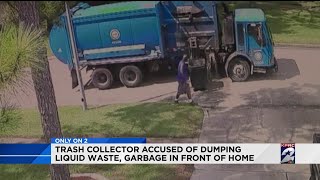 Trash collector accused of dumping liquid waste, garabage in front of home Profile