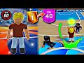 I pretended to be a noob in roblox basketball
