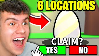 How To Find ALL 6 EGG LOCATIONS In Roblox Adopt Me! Easter Egg Hunt Event 2024!