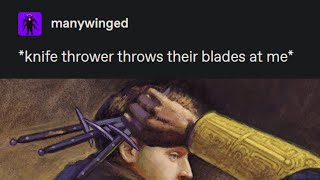 *Knife thrower throws their blades at me* screenshot 3