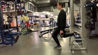 Ipsilateral Kettlebell Bulgarian Split Squat
